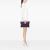 Prada Pleated Nappa Clutch Secondhand