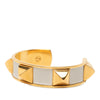 Hermès Gold Plated Medor Stud Bracelet Secondhand