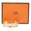 Hermès Gold Plated Medor Stud Bracelet Secondhand