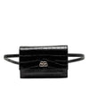 Balenciaga Croc Embossed Leather Sharp Belt Bag XS Secondhand