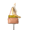 Bottega Veneta Leather Intrecciato-Trim Palio Fold Over Tote Secondhand