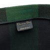 Dior Large Embroidered Canvas Checkered Book Tote Secondhand