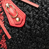 Balenciaga Raffia Motocross Classic Panier Basket Tote Secondhand