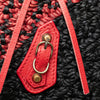 Balenciaga Raffia Motocross Classic Panier Basket Tote Secondhand