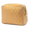 Chanel Metallic Woven Lambskin Chain Camera Bag Secondhand