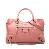 Balenciaga Lambskin Motocross Classic City Satchel Secondhand