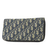 Dior Oblique Canvas and Leather Saddle Zippy Wallet Secondhand