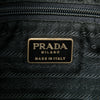 Prada Tessuto Beaded Logo Bucket Bag Secondhand