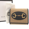 Gucci Canvas Horsebit 1955 Bifold Wallet Secondhand
