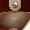 Chanel Small Quilted Metallic Calfskin Jungle Stroll Hobo Secondhand