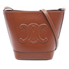 Celine Small Calfskin Cuir Triomphe Bucket Bag Secondhand