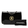 Chanel CC Patent Compact Wallet On Chain Secondhand