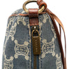 Celine Macadam Denim Shoulder Bag Secondhand