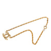 Secondhand Chanel CC Gold Plated Strass Pendant Necklace