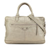 Balenciaga Lambskin Motocross Classic Bridge Satchel Secondhand