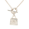 Hermès Sterling Silver Amulettes Kelly Necklace Secondhand