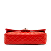 Chanel Medium Classic Patent Valentines Heart Charms Single Flap Secondhand
