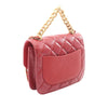 Chanel Mini Quilted Calfskin and Caviar Chain Handle Flap Secondhand