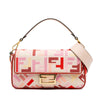 Secondhand Fendi Zucca Embroidered Canvas Baguette Satchel