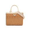 Prada Wicker Satchel Secondhand