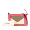 Secondhand Celine Tricolor Leather Pocket Envelope Zip Crossbody