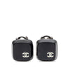 Chanel CC Resin Square Clip On Earrings Secondhand