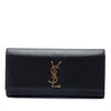Saint Laurent Smooth Leather Cassandre Clutch Secondhand