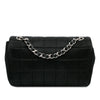 Chanel Extra Mini Satin Choco Bar Charms Flap Bag Secondhand