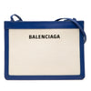 Balenciaga Canvas Navy Pochette Crossbody Secondhand