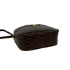 Ferragamo Croc Embossed Leather Vara Crossbody Secondhand