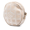 Secondhand Chanel New Travel Line Nylon Round Wristlet Pouch