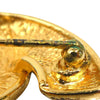 Chanel CC Gold Plated Quilted Brooch Secondhand