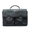 Prada City Calf Double Push Lock Business Bag Secondhand
