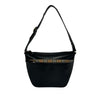 Burberry House Check Trimmed Leather Shoulder Bag Secondhand