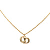 Secondhand Dior Gold Plated CD Logo Pendant Necklace