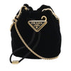 Prada Mini Velluto Drawstring Pouch Secondhand