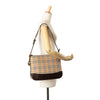 Burberry Haymarket Check Canvas Shoulder Bag Secondhand