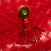 Bottega Veneta Nappa Intrecciato Tassel Shoulder Bag Secondhand