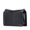 Chanel Medium Chevron Wrinkled Lambskin Boy Flap Secondhand