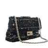 Chanel Patent Trimmed Sequined Satin Reissue 2.55 Single Flap 225 Secondhand