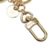 Louis Vuitton Gold Plated LV Circle Key Holder and Bag Charm Secondhand