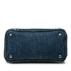 Prada Small Denim Canapa Bijoux Satchel Secondhand