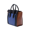 Celine Micro Tricolor Leather Luggage Tote Secondhand