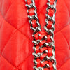 Secondhand Chanel Maxi Washed Lambskin Chain Around Flap