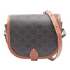 Celine Medium Triomphe Coated Canvas Folco Crossbody Secondhand