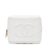 Chanel Métiers d'Art CC Quilted Lambskin Box with Top Handle Bag Secondhand