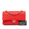 Chanel Medium Classic Chevron Lambskin Double Flap Secondhand
