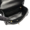 Chanel Mini Reverse Quilted Chevron Lambskin Round Satchel Secondhand