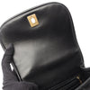 Chanel Mini Reverse Quilted Chevron Lambskin Round Satchel Secondhand
