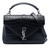 Saint Laurent Medium Croc Embossed Leather College Satchel Secondhand